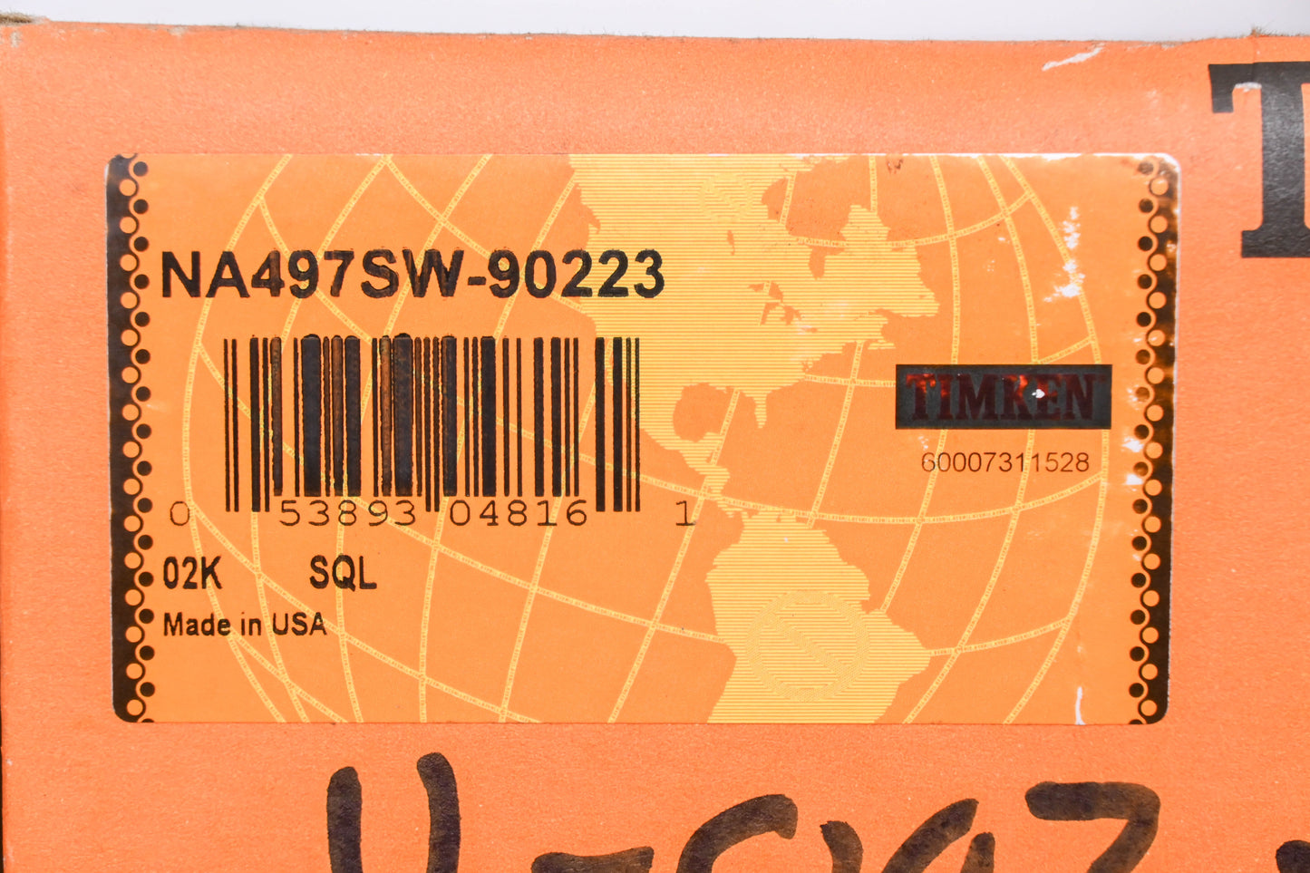 Timken NA497SW-90223 3-3/8" Tapered Roller Bearing NOS