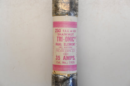 Ferraz Shawmut TR35 35A-250V Fuses Qty 3 NOS