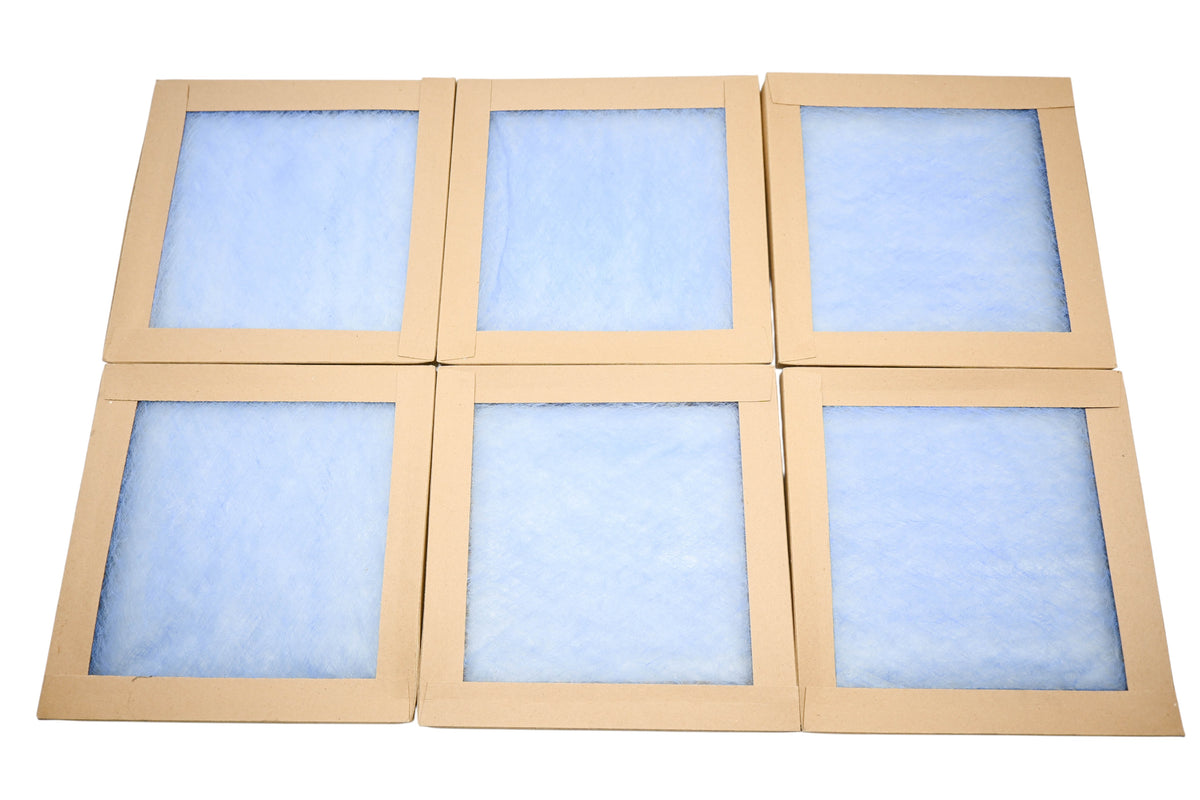 Aftermarket FG12X12X1 12" x 12" x 1" Fiberglass Air Filters Qty 6 NOS