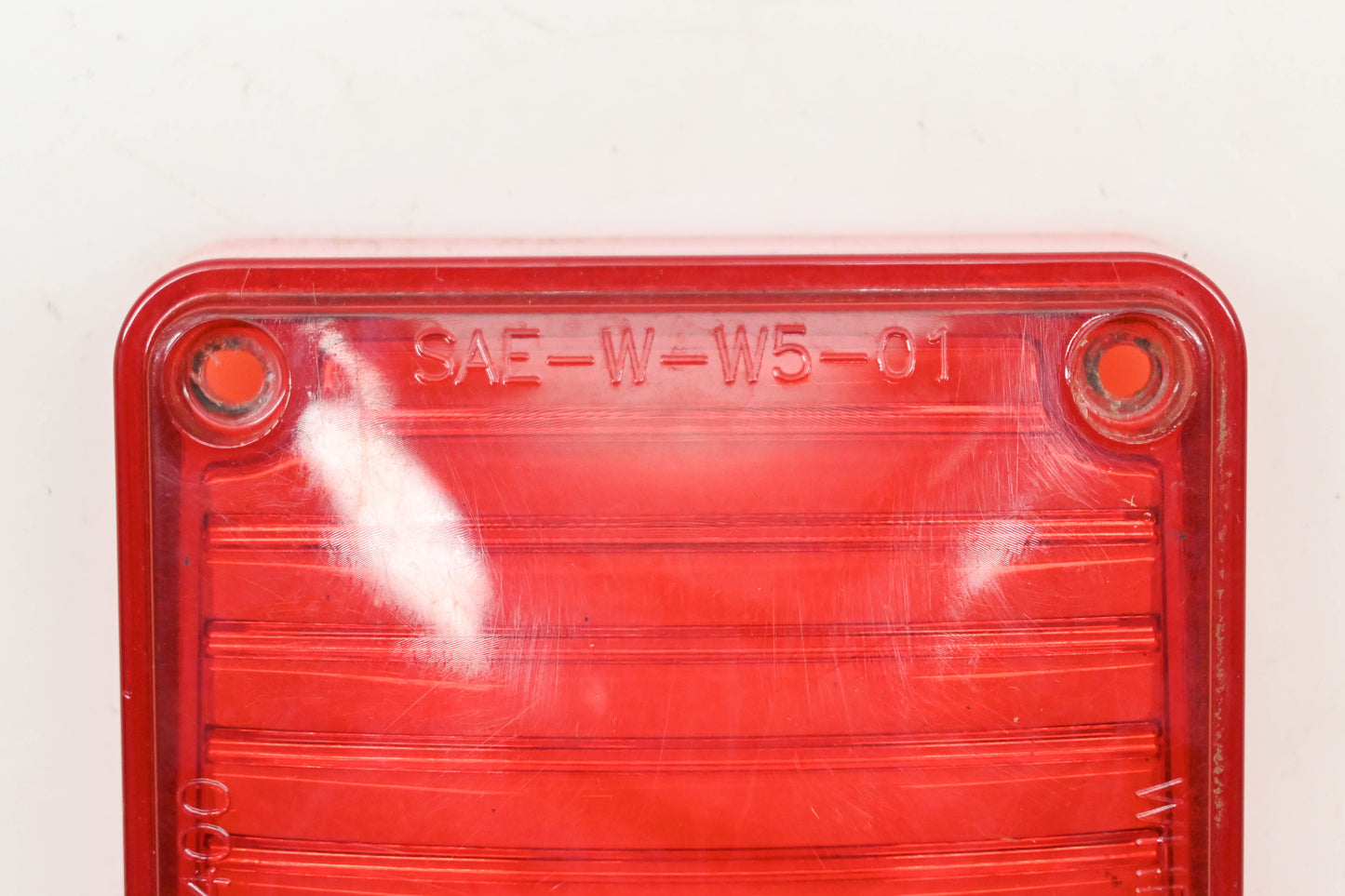 Whelen ENG. CO. SAE-W-W5-01, SAE-STI-01-DOT Red Lens Cover NOS