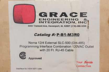 Grace P-B1-M3R0 Programming Port Interface Kit NOS