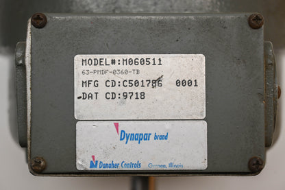 Dynapar M060511, 63-PMDF-0360-TB Rotary Encoder