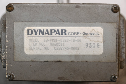 Dynapar M060511, 63-PMDF-0360-TB Rotary Encoder