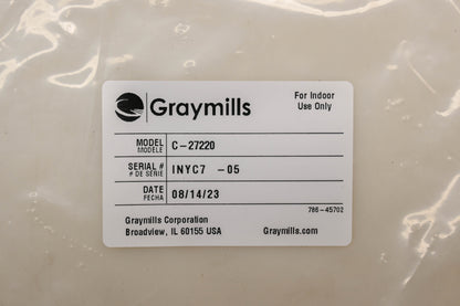 Graymills C-27220 Diaphragm Kit NOS
