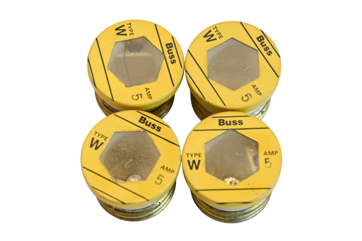 Bussmann W5, W-5 5A-125V Fuses Qty 4 NOS