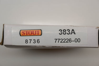Stout 383A, 772226-00, 8736 Bearing Cup NOS