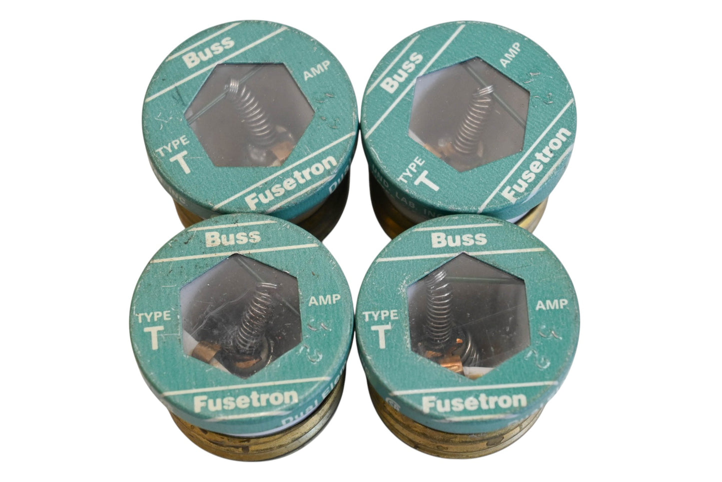 Bussmann T3-2/10 3.2A-125V Fuses Qty 4 NOS