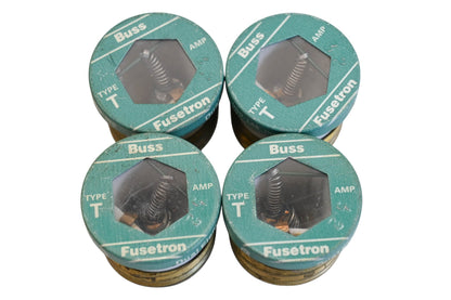 Bussmann T3-2/10 3.2A-125V Fuses Qty 4 NOS