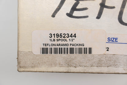 Aftermarket 31952344 1/2" x 8' PTFE/Aramid Composite Compression Packing NOS