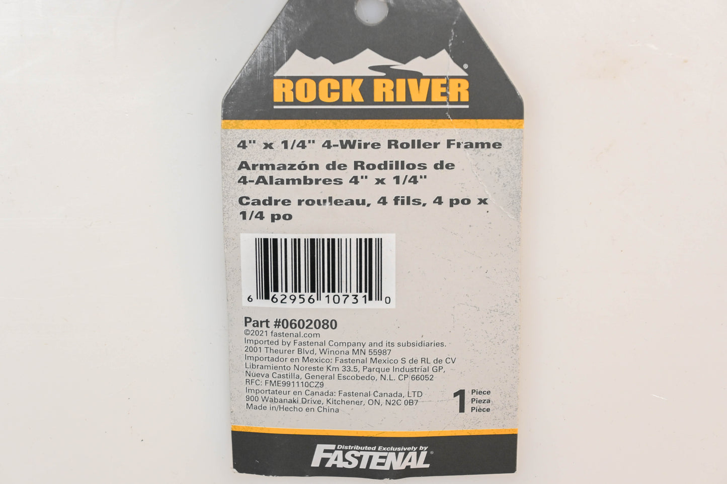 Fastenal 0602080 4" x 1/4" 4-Wire Heavy Duty Roller Frame NOS