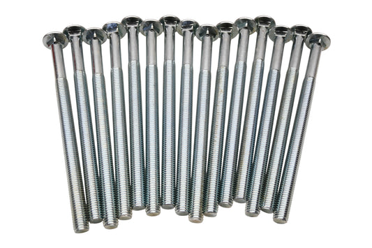 Joseph Fazzio 675123, A307A 1/2" x 8" Zinc Carriage Bolts Qty 15 NOS