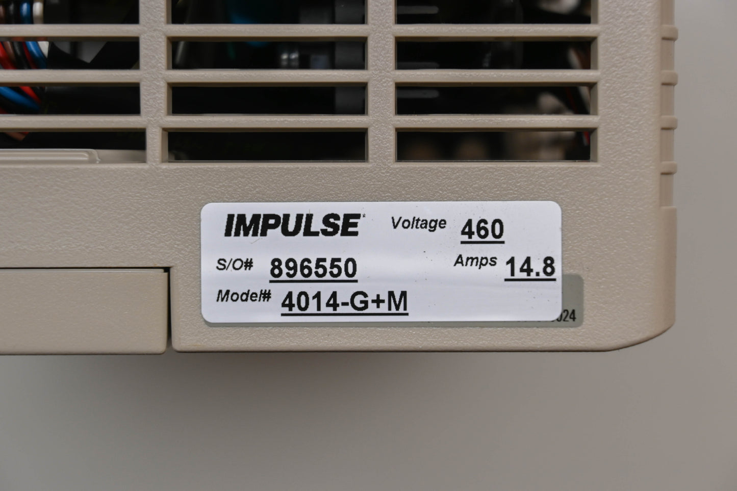 Magnetek 4014-G+M, 4014-G+M-120-0-0-OPEN-STD 14.8A-460V Impulse Drive NOS