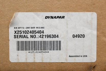 Dynapar X25102405404 Incremental Encoder NOS