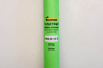 Bussmann FRS-R-15 15A-600V Fuse NOS