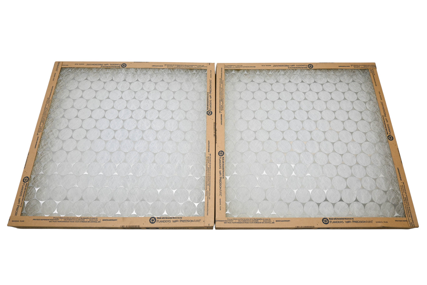 Flanders 10255.02202 20" x 20" x 2" Air Filters Qty 2 NOS