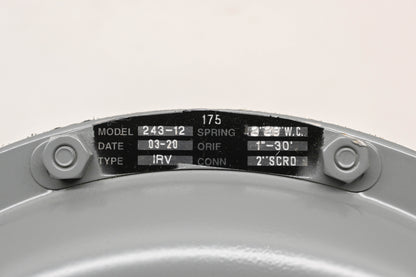 Sensus 243-12, 243-12-2 2" x 1"-30� Regulator Assembly NOS