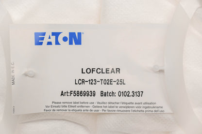 Eaton LCR-123-T02E-25L, F5869939 LOFCLEAR 4 Micron Filter Bags Qty 14 NOS
