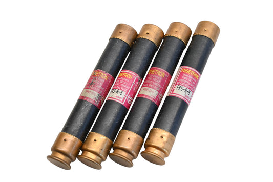 Bussmann FRS-R-5 Fusetron 5A-600V Fuses Qty 4 NOS