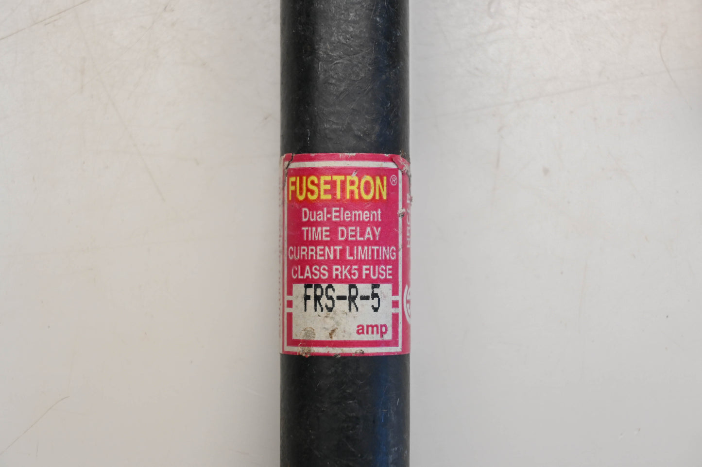 Bussmann FRS-R-5 Fusetron 5A-600V Fuses Qty 4 NOS