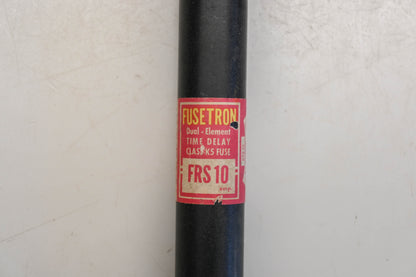Bussmann FRS 10, FRS-10 Fusetron 10A-600V Fuses Qty 2 NOS