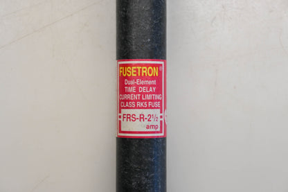 Bussmann FRS R 2-1/2, FRS-R-2-1/2 Fusetron 2.5A-600V Fuses Qty 3 NOS