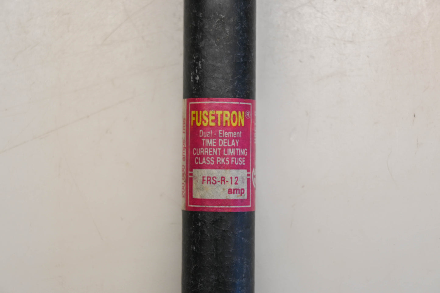 Bussmann FRS R 12, FRS-R-12 Fusetron 12A-600V Fuses Qty 2 NOS