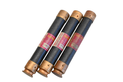 Bussmann FRS R 10, FRS-R-10 Fusetron 10A-600V Fuses Qty 3 NOS