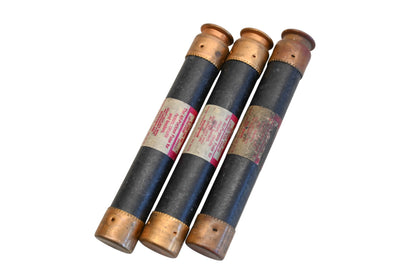Bussmann FRS R 10, FRS-R-10 Fusetron 10A-600V Fuses Qty 3 NOS