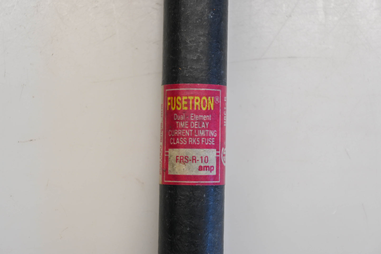 Bussmann FRS R 10, FRS-R-10 Fusetron 10A-600V Fuses Qty 3 NOS