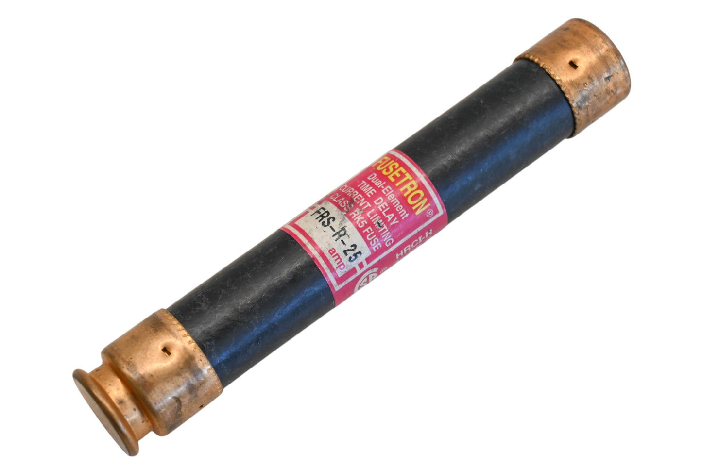Bussmann FRS R 25, FRS-R-25 Fusetron 25A-600V Fuses NOS