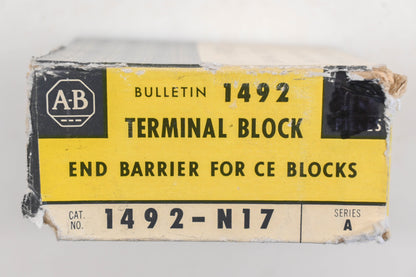Allen Bradley 1492-N17 Terminal Block End Barriers Qty 18 NOS