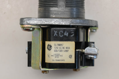 GE 55-200097 125V Red Pilot Light NOS