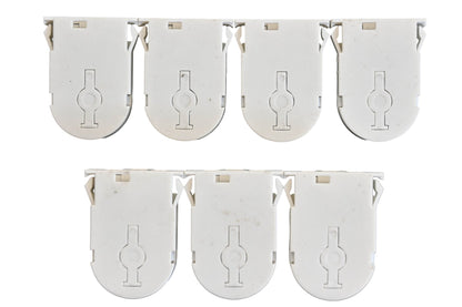 Keystone KT-SOCKET-T8-U-S, DAE-59 660A-600V Short Lamp Sockets Qty 7 NOS