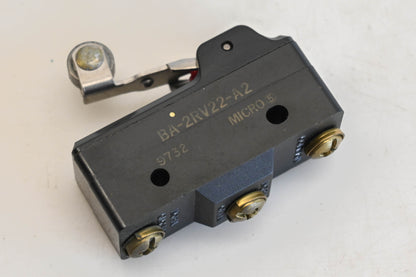 Micro Switch BA-2RV22-A2 20A-125/250/480V / 10A-125V Switch NOS