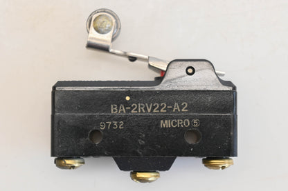 Micro Switch BA-2RV22-A2 20A-125/250/480V / 10A-125V Switch NOS