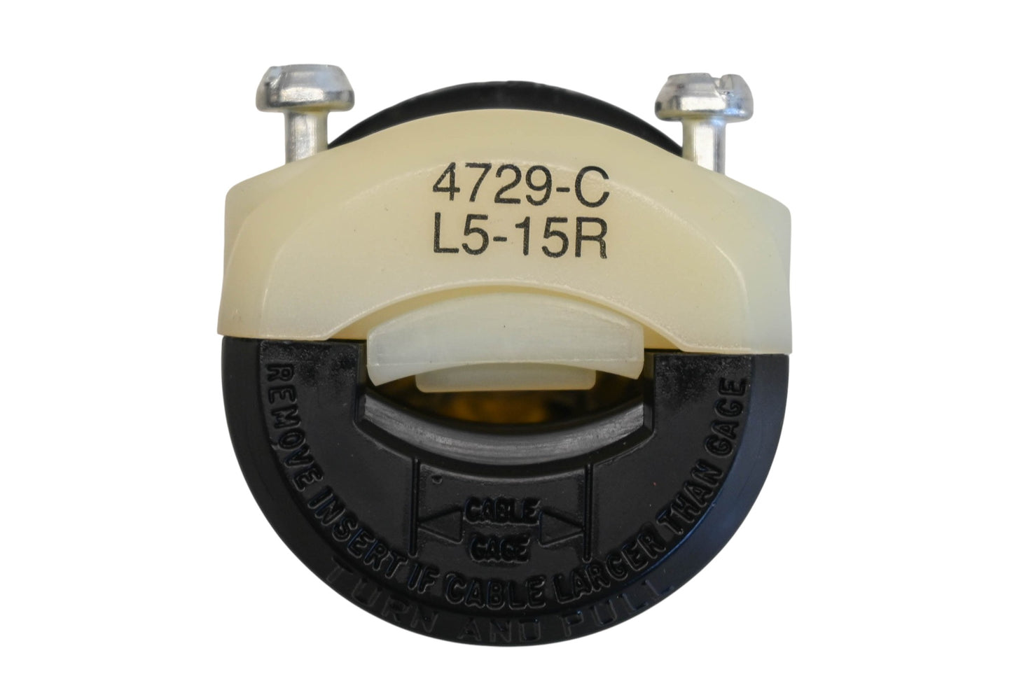 Leviton 4729-C, L5-15R 15A-125V Twist-Lock Receptacle Assembly NOS