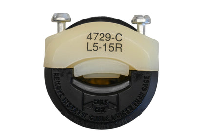 Leviton 4729-C, L5-15R 15A-125V Twist-Lock Receptacle Assembly NOS