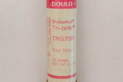 Gould TRS70R 70A-600V Time Delay Fuses Qty 2 NOS