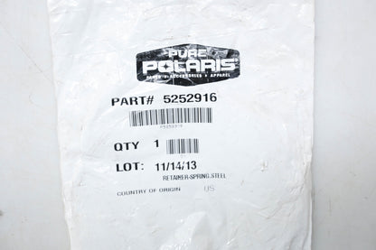 New OEM Polaris 5252916 Steel Spring Retainer NOS