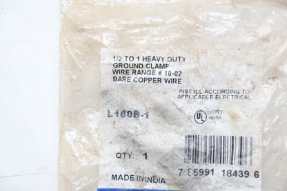 Thomas & Betts L160B-1 Ground Clamp 1/2" - 1" NOS