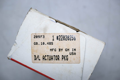 AC Delco 22020256 Door Lock Actuator NOS