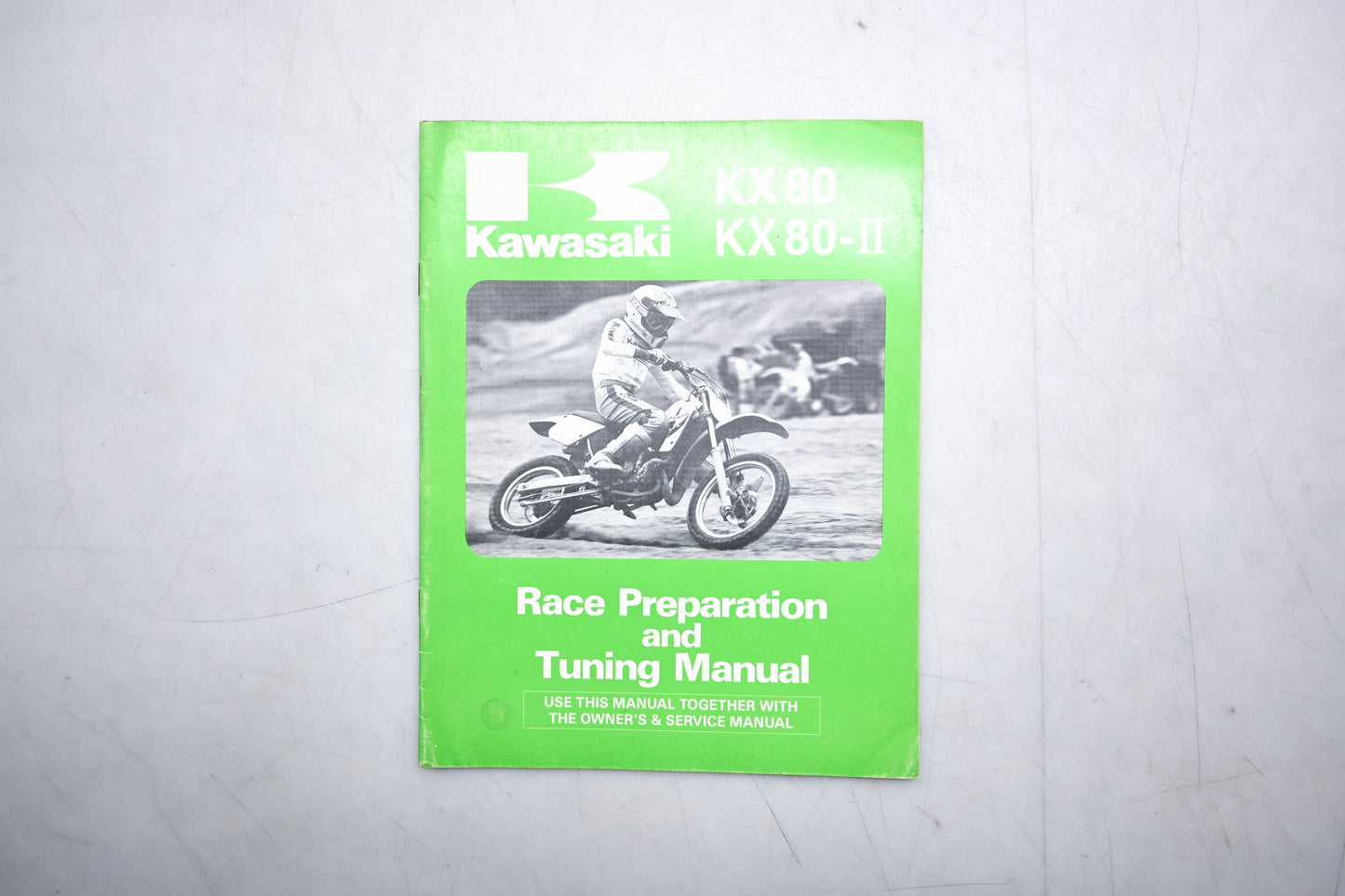 OEM Kawasaki 99920-1390-01 KX80/KX80-II Race Prep & Tuning Manual