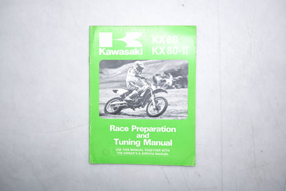 OEM Kawasaki 99920-1390-01 KX80/KX80-II Race Prep & Tuning Manual