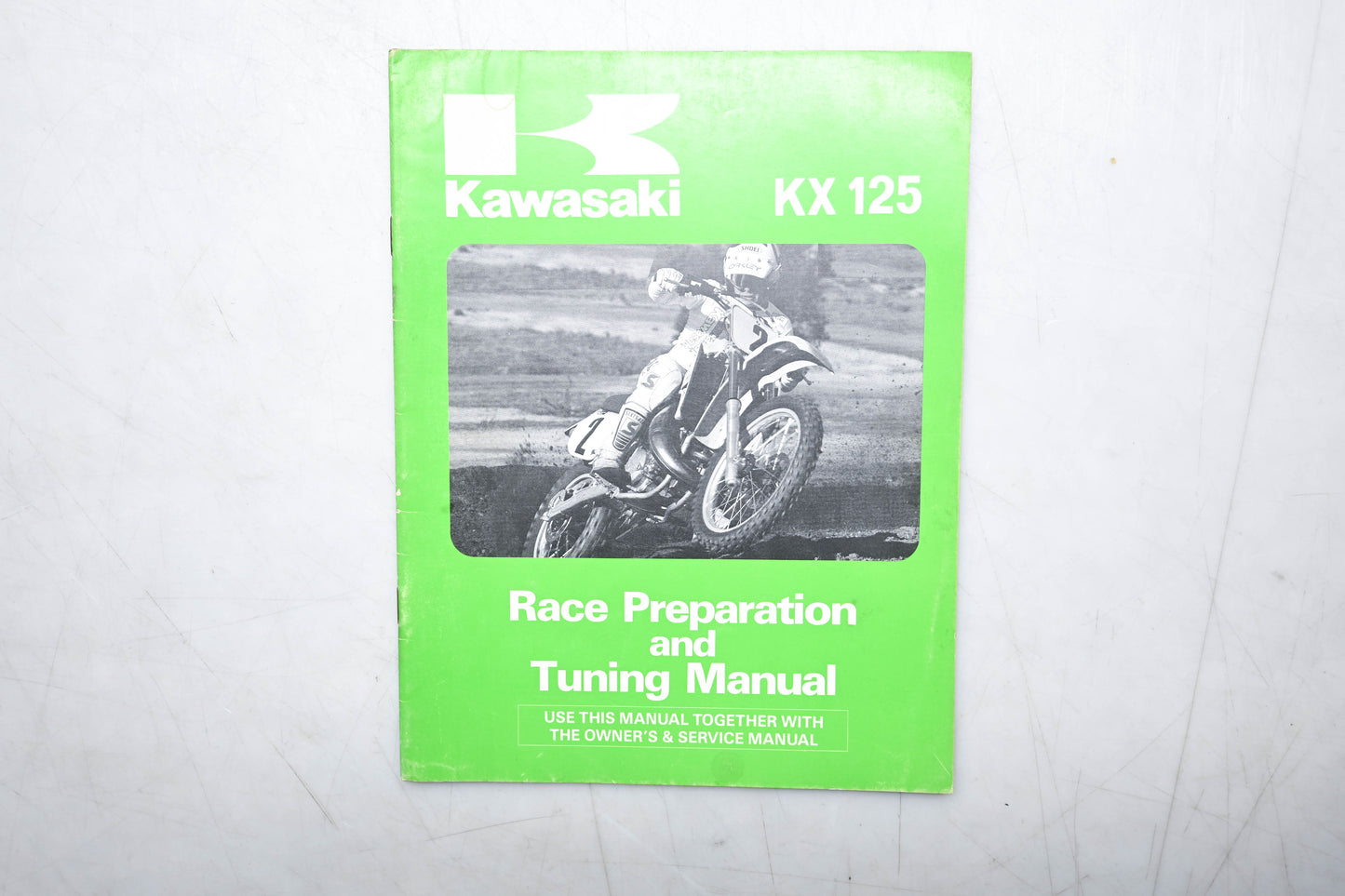 OEM Kawasaki 99920-1389-01 KX125 Race Prep & Tuning Manual