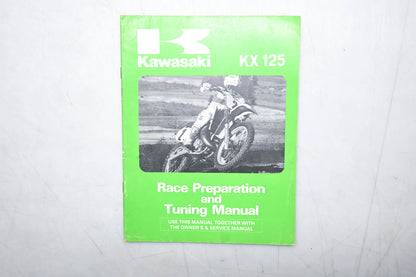 OEM Kawasaki 99920-1389-01 KX125 Race Prep & Tuning Manual