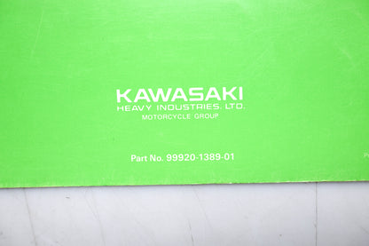 OEM Kawasaki 99920-1389-01 KX125 Race Prep & Tuning Manual