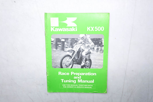 OEM Kawasaki 99920-1387-01 KX500 Race Prep & Tuning Manual