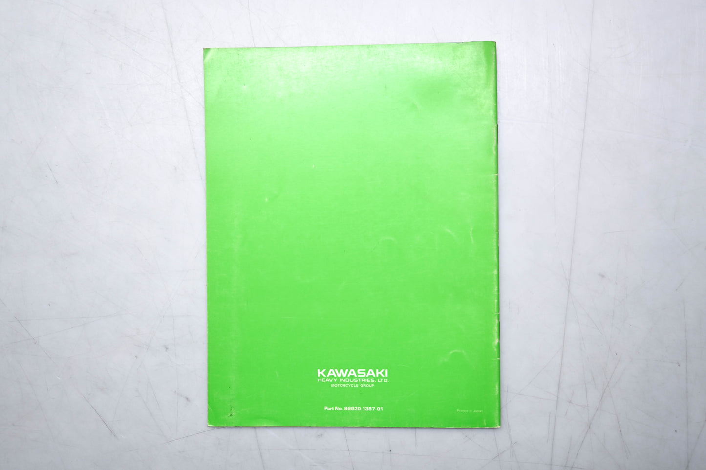 OEM Kawasaki 99920-1387-01 KX500 Race Prep & Tuning Manual