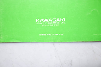 OEM Kawasaki 99920-1387-01 KX500 Race Prep & Tuning Manual
