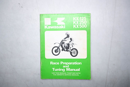 OEM Kawasaki 99920-1339-01 KX 125/250/500 Race Prep & Tuning Manual
